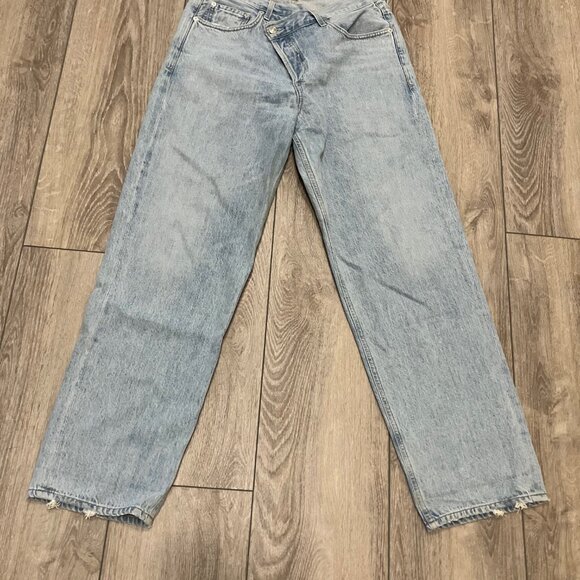 AGOLDE Criss Cross Upsized Jeans in Suburbia Size 29 - Picture 2 of 2